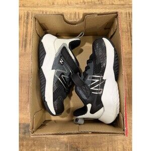 New Balance Rave Run‎ V2 Lace With Top Strap ITRAVBW2 Black Sneakers Size 5 Wide